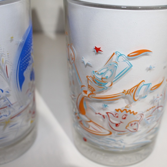 Disney Collectable Anniversary Glass Ware Set 3 - Picture 12 of 12